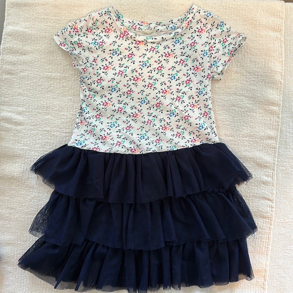 Baby Gap Floral Tutu Tiered Dress